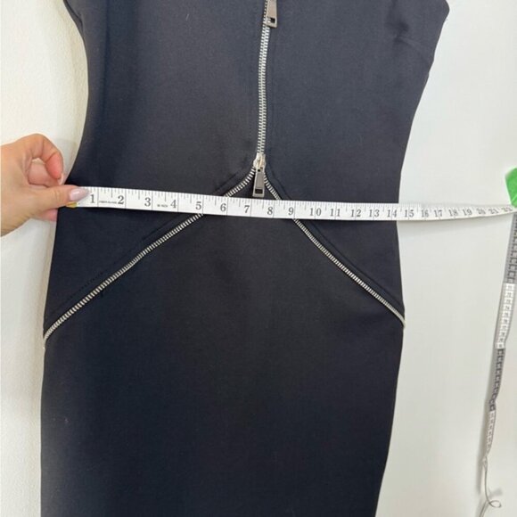 Zara Black Dress with Zipper Accent *NWT* XL - Picture 9 of 16